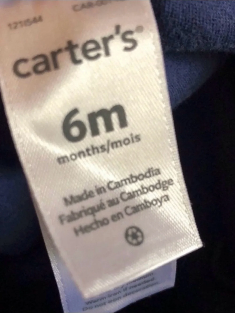 Carter’s Pants Elastic Waist Blue Casual Preppy Flower Heart Baby Girls 6 Months